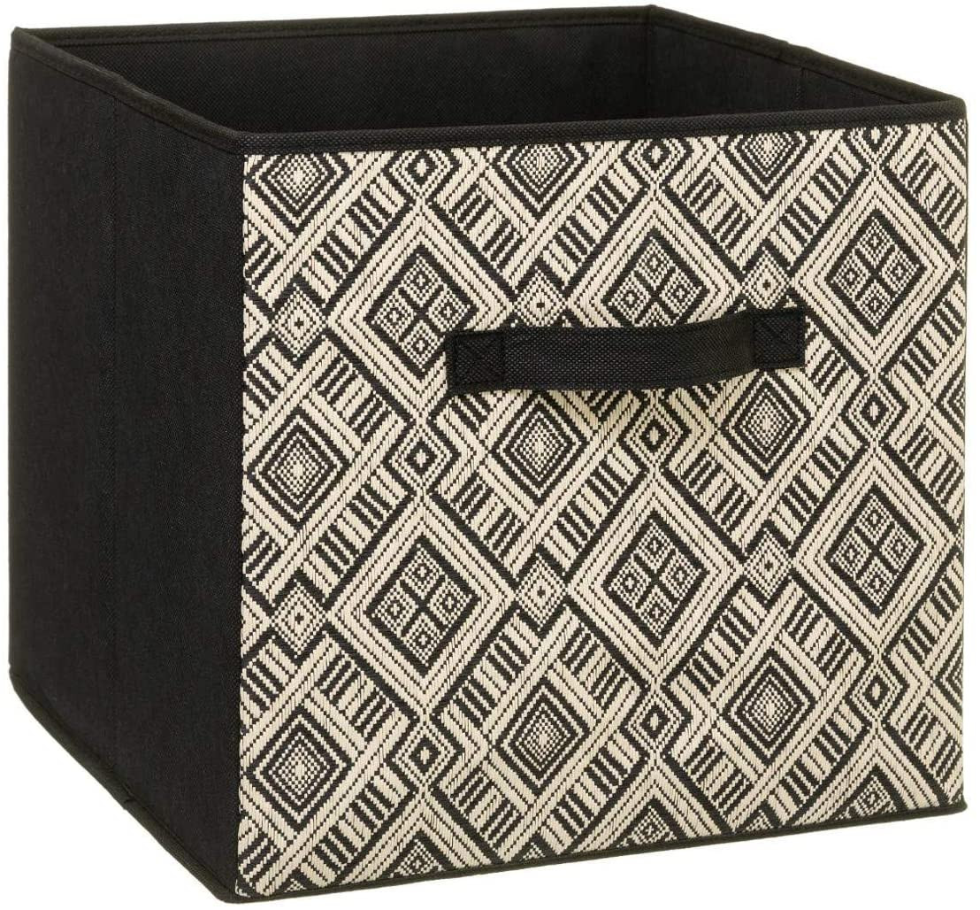 Caja de Almacenamiento Plegable, Cestas Almacenaje de Estilo Étnico. Cajones Organizadores de Tela 31x31x31 cm