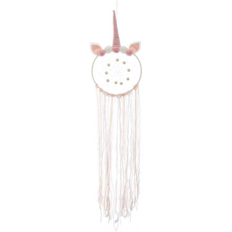 Dream catcher Children's Unicorn Wall, color White, and Pink. Design Child stylish Fantasy - Home and More