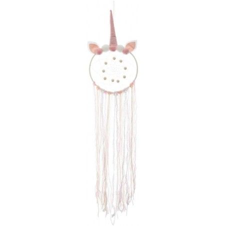 Dream catcher Children's Unicorn Wall, color White, and Pink. Design Child stylish Fantasy - Home and More
