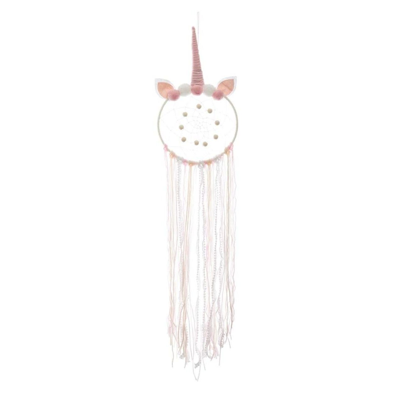 Dream catcher les Enfants de la Licorne Mur, couleur Blanc et Rose. La conception de l'Enfant élégant Fantaisie - Maison et Plus
