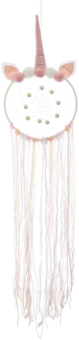 Dream catcher per Bambini Unicorno Parete, colore Bianco e Rosa. Design Bambino elegante Fantasia - Casa e altro ancora