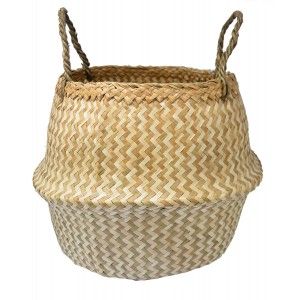 Cesto in Rattan Vimini Naturale, con stile, l'Etnia, il Basket, il, Chiaro a zig-zag, Pieghevole di Stoccaggio, moderna,