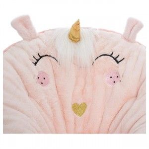 Chaise pliante pour Enfants Rose Licorne, Support en Métal. Meubles pour les enfants les Enfants Décoratifs 40x50 cm