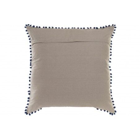 Coussin en Coton Bleu avec la Conception d'un Mandala, le Style Indien 60X60 cm