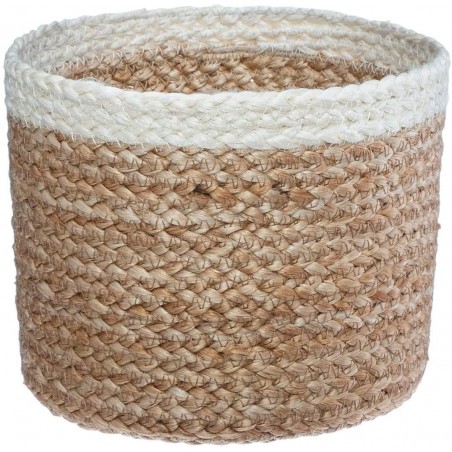 Cestas de Yute Almacenamiento, Cesto Almacenaje Decoración Yute Natural X3.