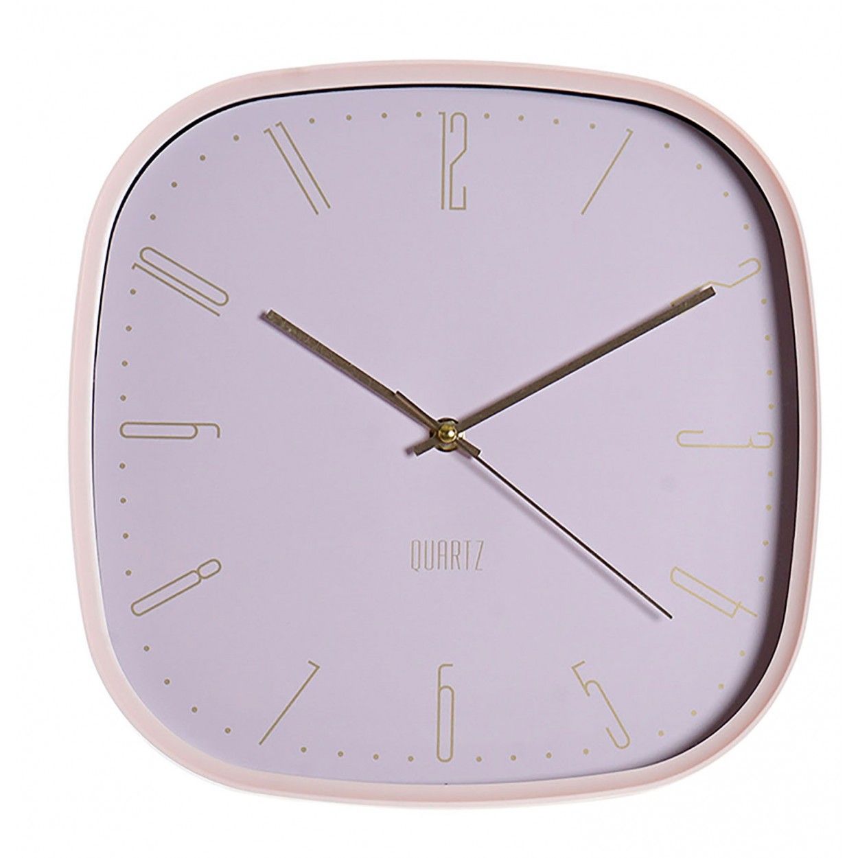 Wall clock Square Design Scandi, Watch Wall Decoration Análogico 29,7x29,7x4,7 cm
