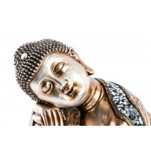 Figura Buda Decorativa de Resina, Figura Decoración Buda, Decoración India 34x26x25 cm