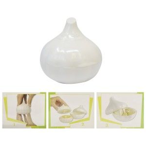 Pelador de Ajo Accesorios de Cocina, Trituradora Giratoria Ajo. Ayudas para Cocinar 9x8 cm