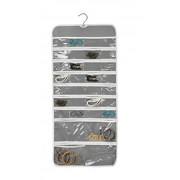 Organisateur double cintre gris (45x95) 