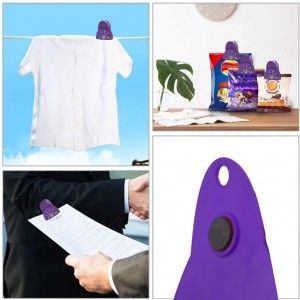 Pinzette Multi-purpose con Magnete per il Frigorifero, di Archiviazione, di Abbigliamento, di articoli di Cancelleria in 2 Set.