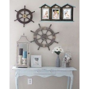 Cornice per foto/foto di Titolare, 10x15 cm, in Legno, con tocchi di Blu e Bianco. Design elegante e Moderno - Casa e altro