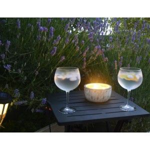 Folding table "ADIGE" Gray, side Table Folding Anthracite, Table for Garden or Camping, 43x45x50cm - Home and More
