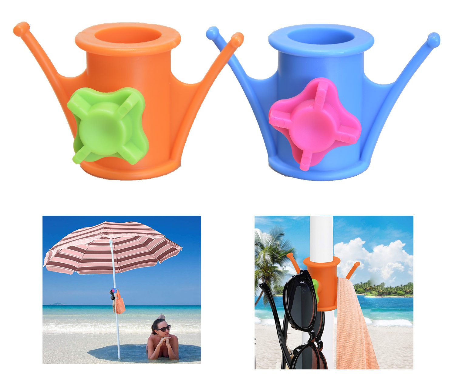 Gancio Ombrello di Due Unità di Due Colori in PVC a Casa e Più 