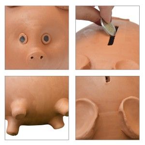 Piggy bank clay 