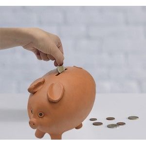 Piggy bank clay 