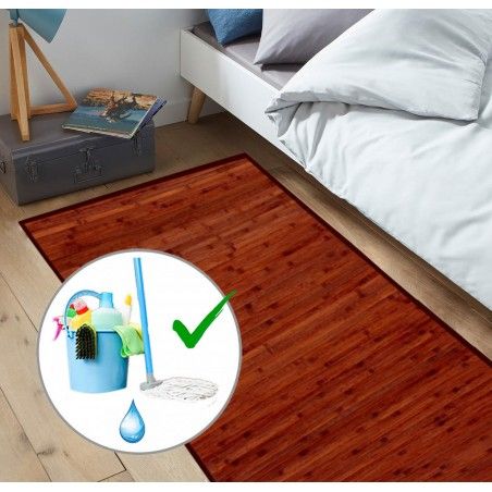 Alfombra Pasillera, Salón o Dormitorio, Madera de Bambú Natural para Interior