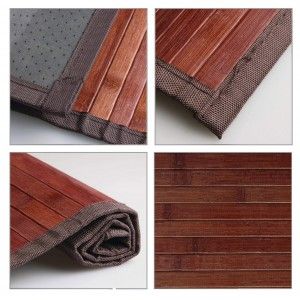 Alfombra Pasillera, Salón o Dormitorio, Madera de Bambú Natural para Interior