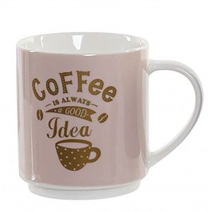 Taza/Mug de porcelana con diseño Vintage,4 surtidos diferentes 11,5X8X11cm