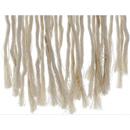 Decoración de Pared Colgante, para Salón/Dormitorio, de Algodón, Ambiente Marinero, Forma de Nudo con Flecos. 22x100cm