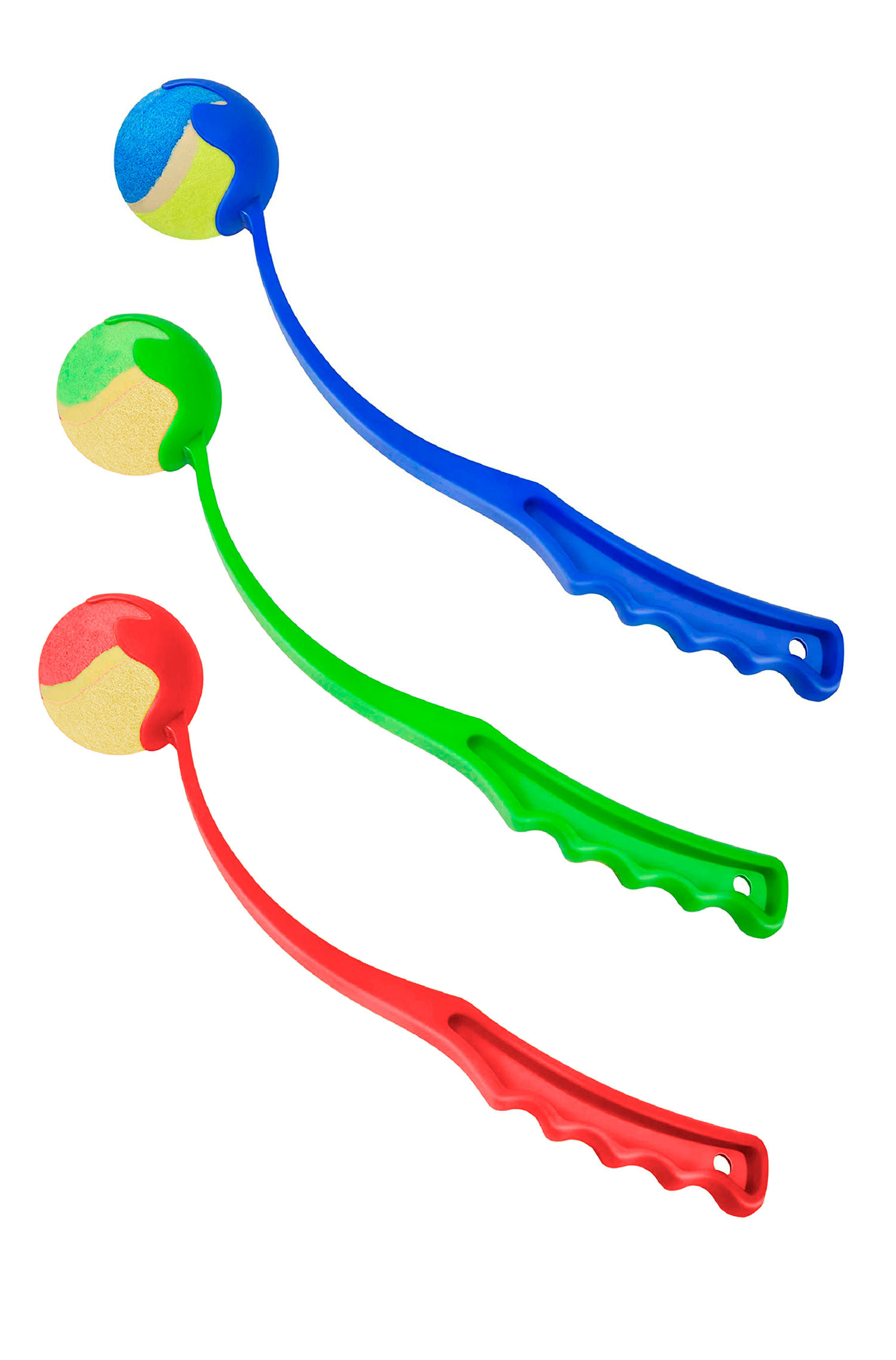 Lanzador de pelota para Perros, Tres colores diferentes 36cm