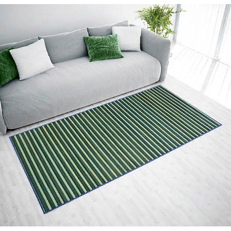 Carpet Natural bamboo, color blue , Home and More 