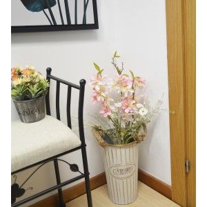 Vaso bianco Giardino terrazza Decorazione di Fabbrica - Casa e altro ancora