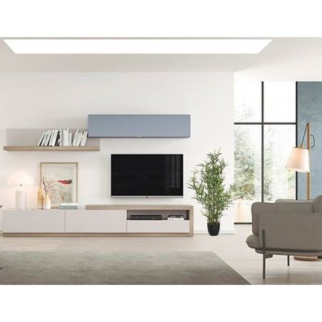 Planta Bambú Artificial con Maceta Negra, Decoración de Interior Realista, 90 cm.