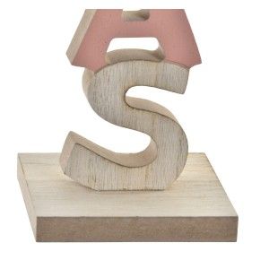 Decoracin Navideña Noel/xmax, Figura decorativa de madera. Decoración original 9X7X30,5cm