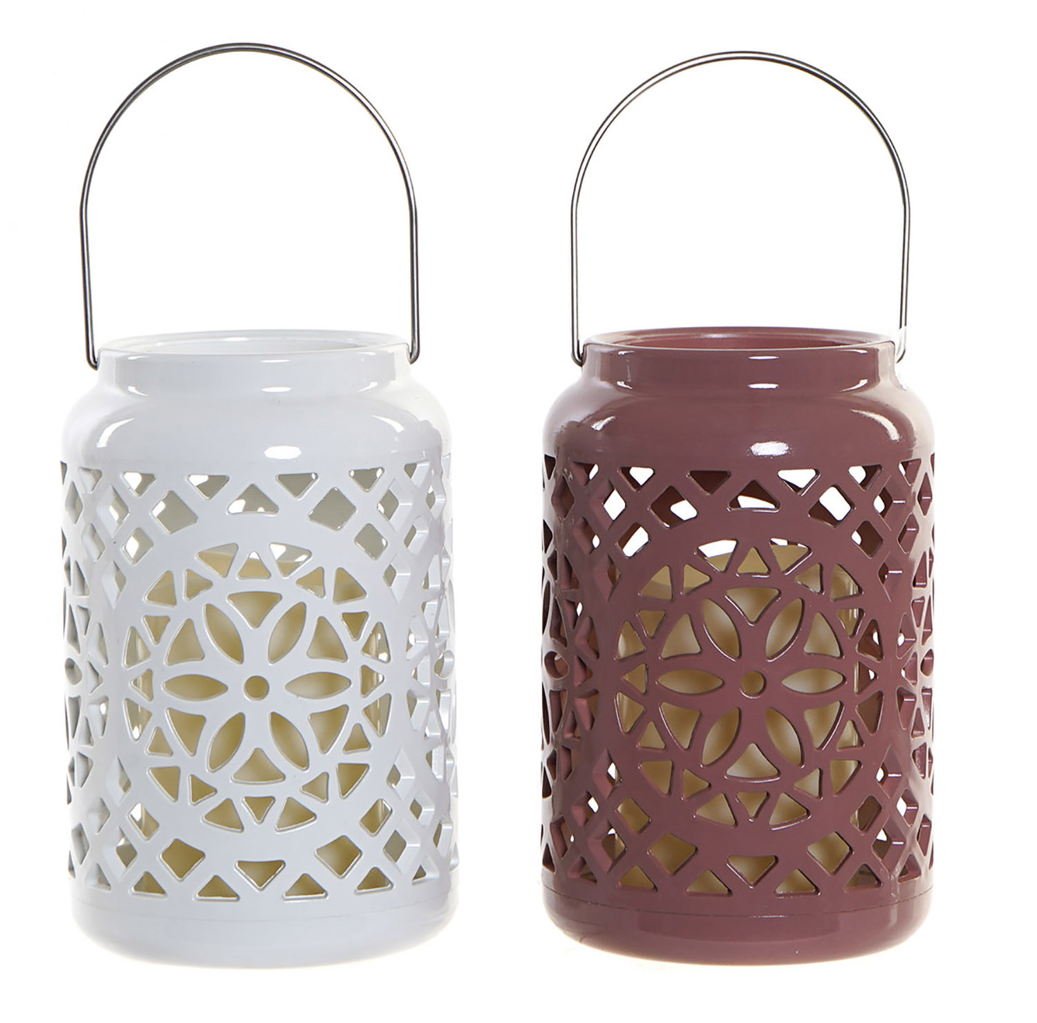 PORTA VELAS LED, DECORACIÓN VANGUARDISTA 12X12X18 CM