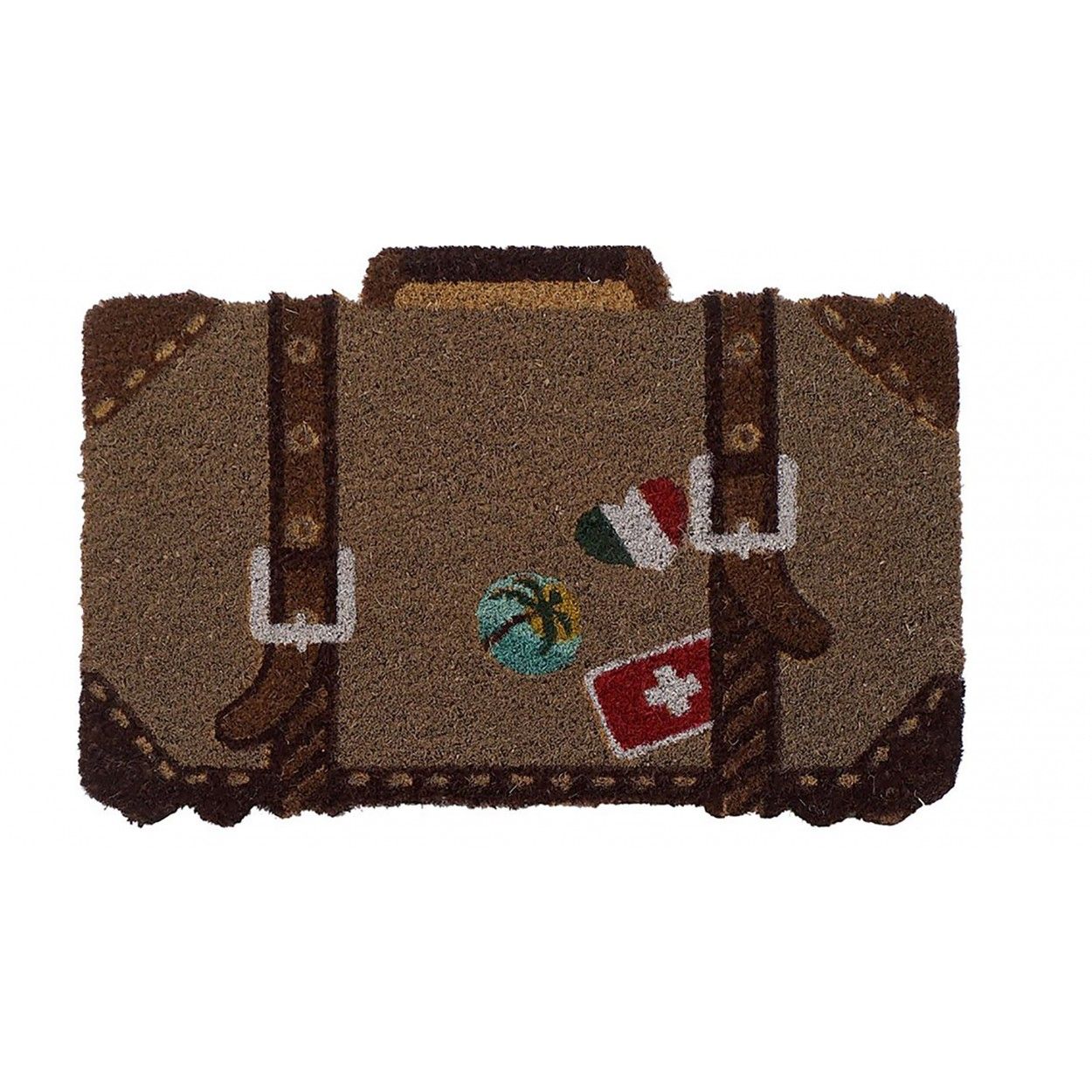 FELPUDO FIBRA COCO NATURAL 60X40X3 CM