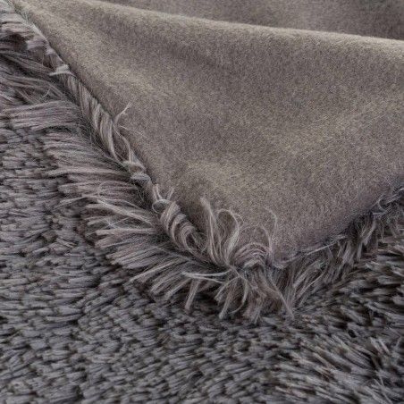 MANTA WOOLLY GRIS OSCURO 130X165CM