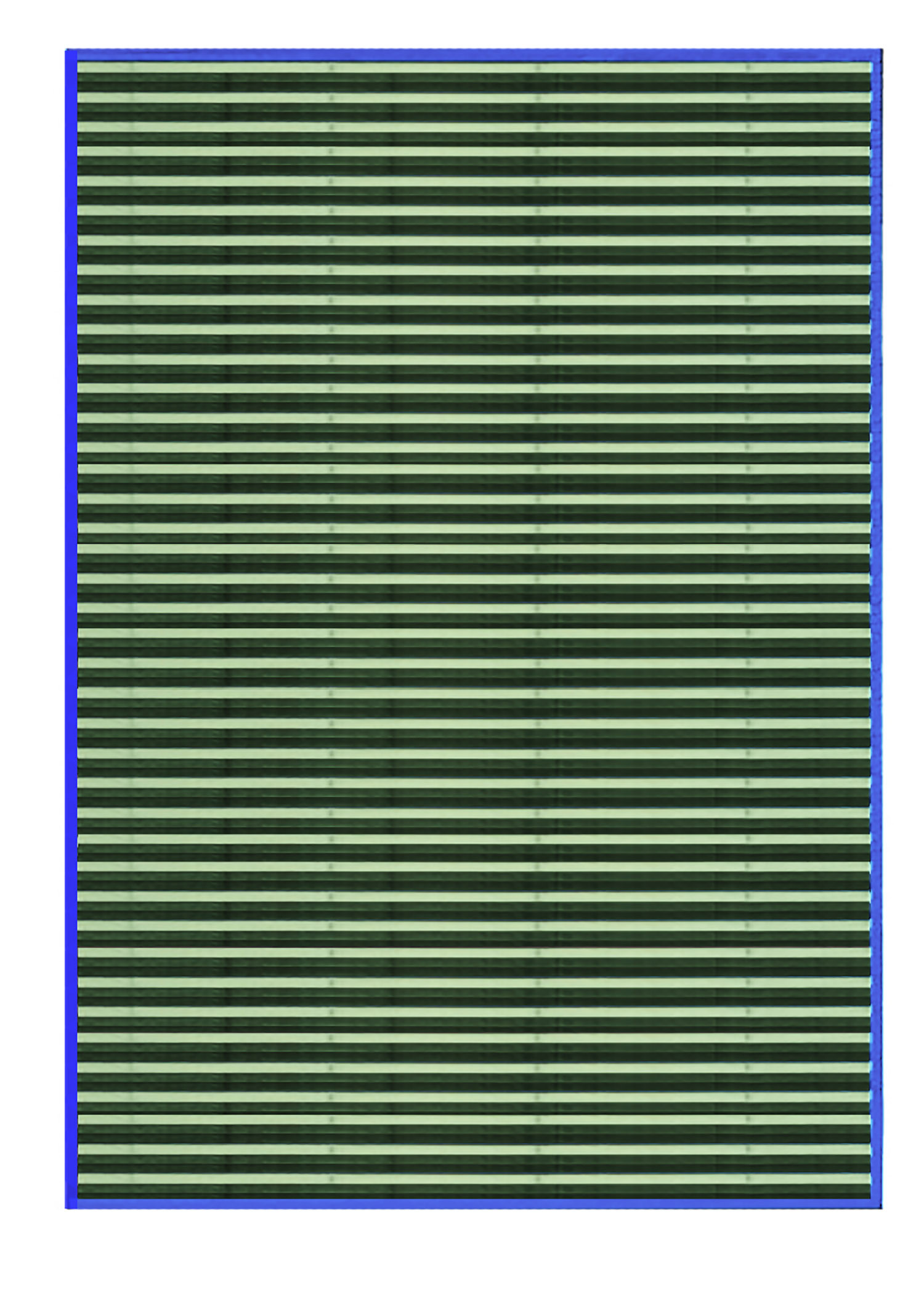 Carpet Natural bamboo, color blue , Home and More 