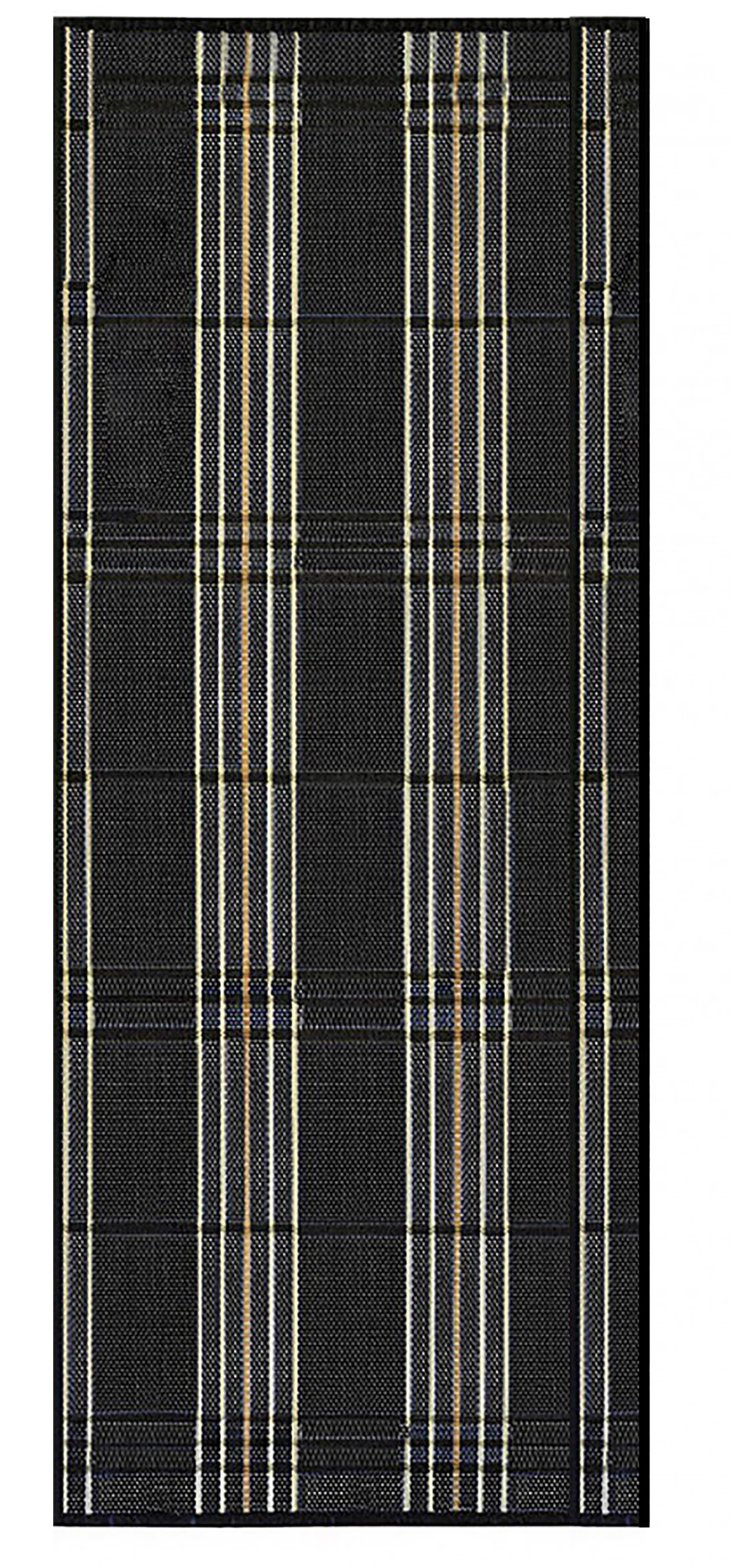 Carpet Pasillera Natural Bamboo signature Cambridge in black, Home and More