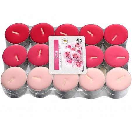VELAS ROSAS X30