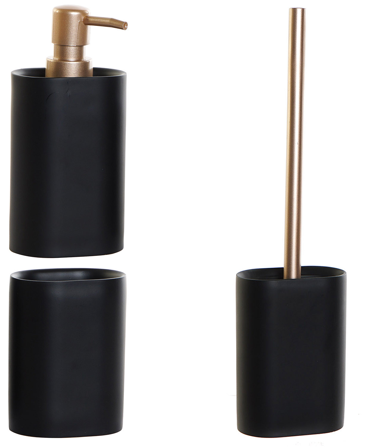 JUEGO DE BAÑO GLAM NEGRO