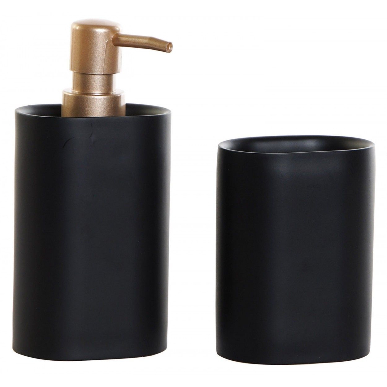 JUEGO DE BAÑO GLAM NEGRO