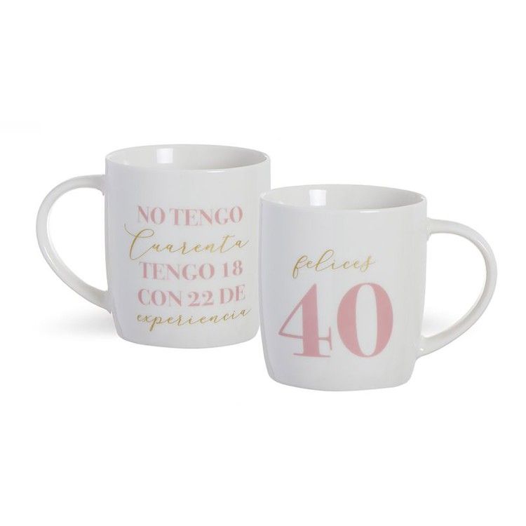 TAZA DE CUMPLEAÑOS 40 350ML