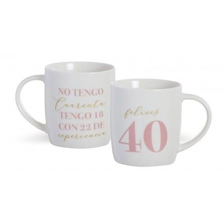 TAZA DE CUMPLEAÑOS 40 350ML