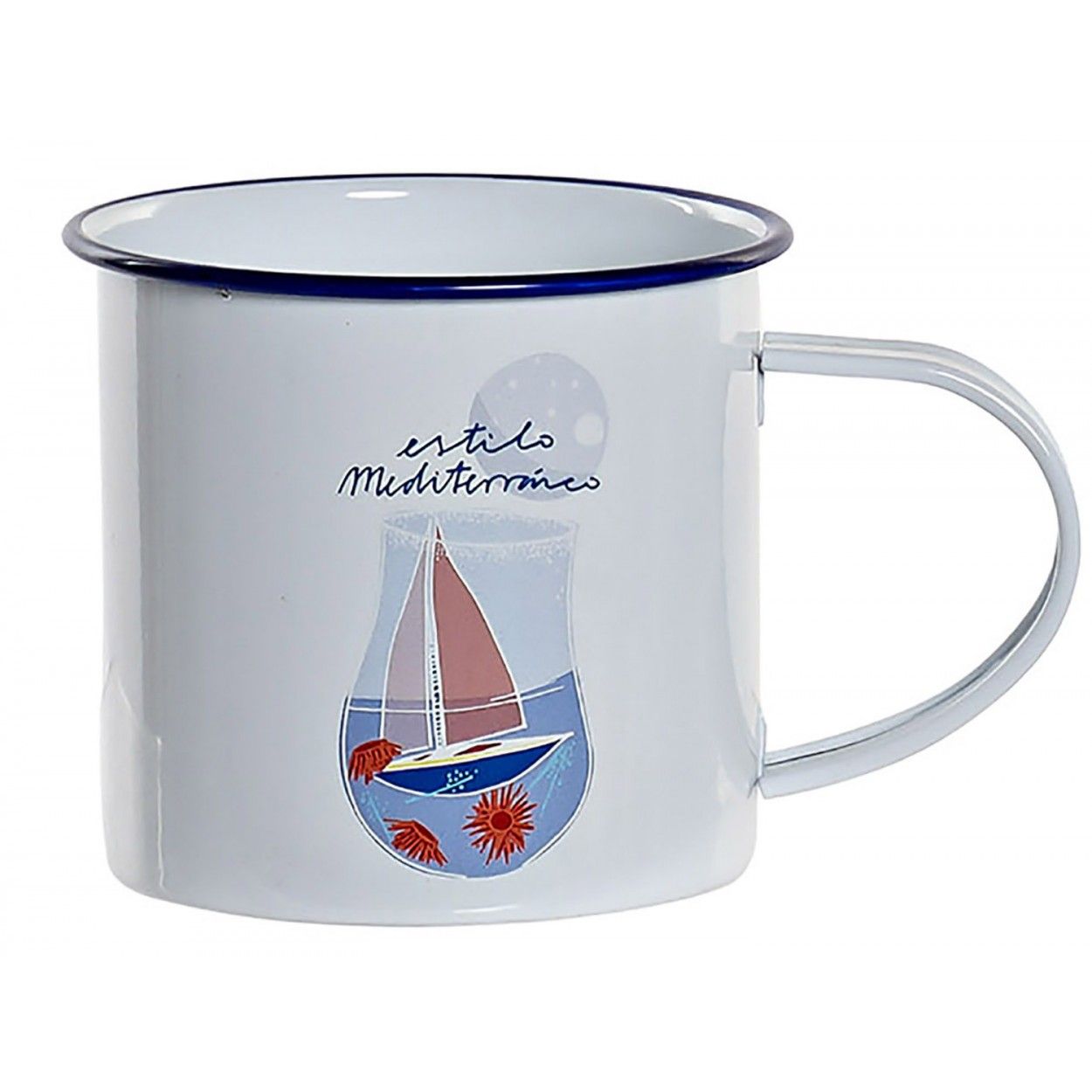 TAZA METAL MARINERA 360ML