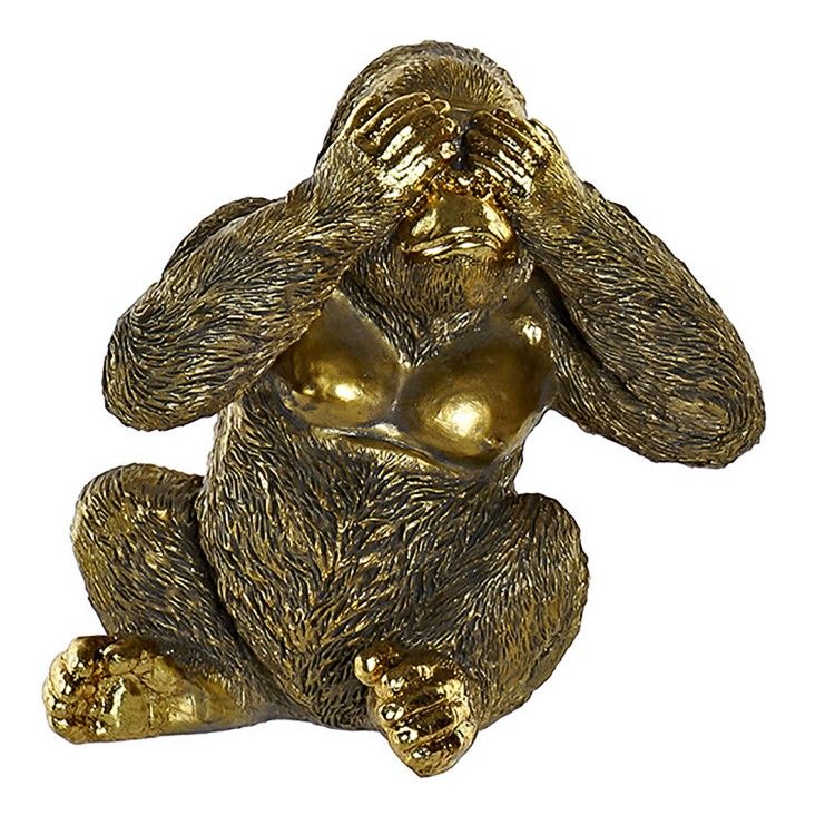 GORILA SABIO DORADO 14CM