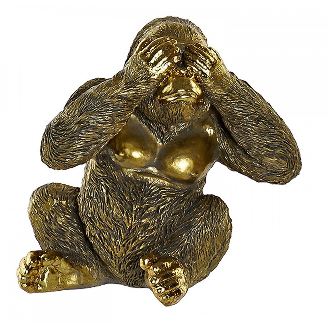 GORILA SABIO DORADO 14CM