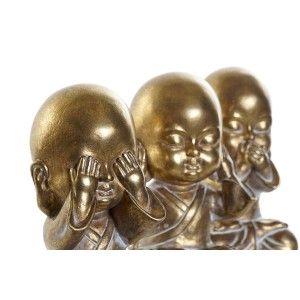 MONJE BUDA OIR, VER Y CALLAR 15CM