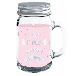 VELA EN JARRA AMIGO/AMIGA