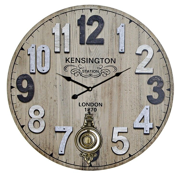 RELOJES PARED PÉNDULO 58CM
