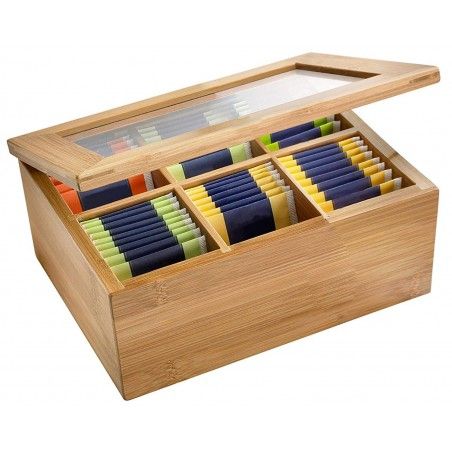 CAJA INFUSIONES 6 COMPARTIMENTOS