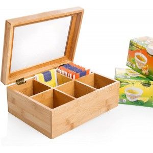CAJA INFUSIONES 6 COMPARTIMENTOS