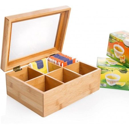 CAJA INFUSIONES 6 COMPARTIMENTOS
