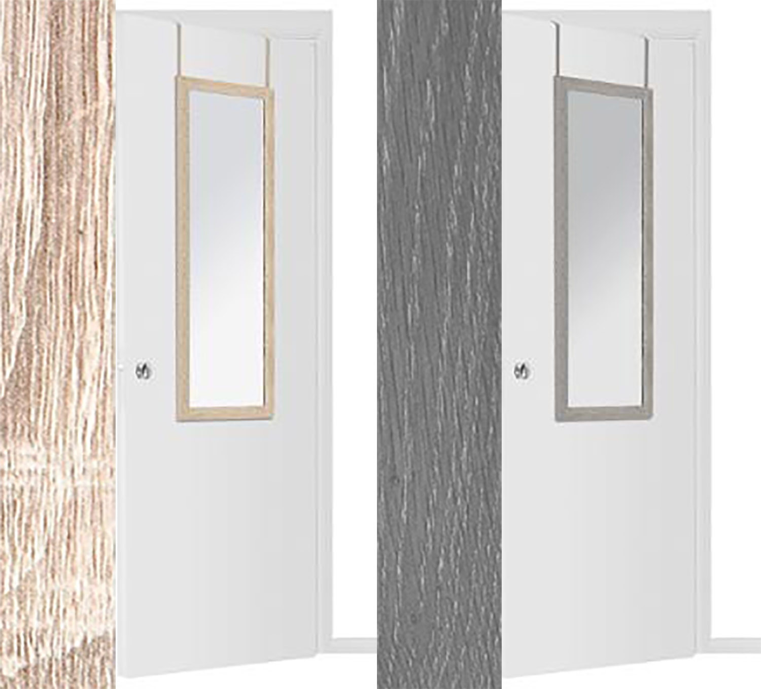 ESPEJO PUERTA MADERA 109CM