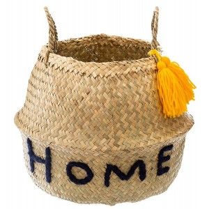 CESTA JUNCO HOME/HAPPY 37CM