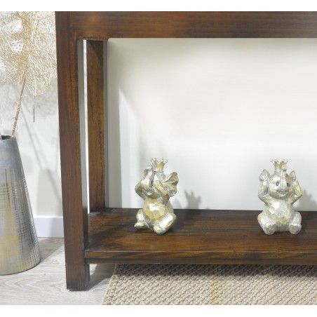 Figura Elefante d'Oro, Elefante tono Oro Resina "3 Wise Monkeys", Decorazione di interni, Moderno/Originale 13,5x11,5x21cm